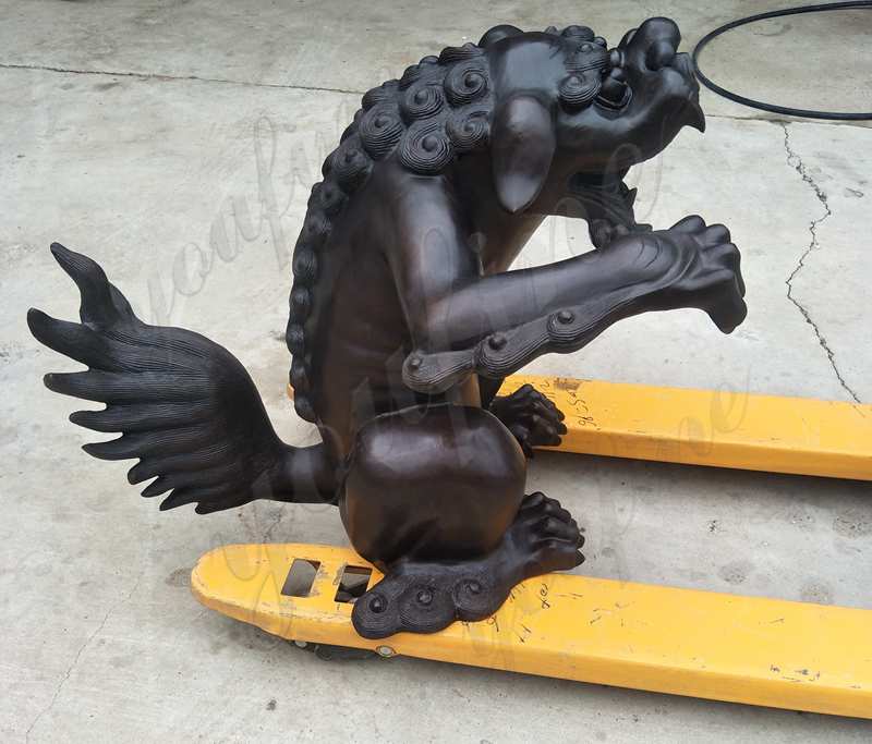 Casting Bronze Monster Sculpture Custom Made for American Customer - Showcase - 3