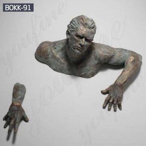 Bronze Matteo Pugliese Sculpture Abstract Man Figure Statue for Sale BOKK-91