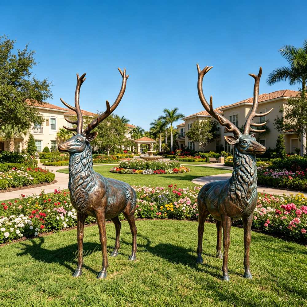 Majestic Buck Statue