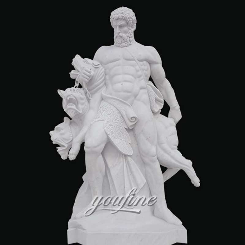 The Old Story of Famous Hero Heracles sculpture