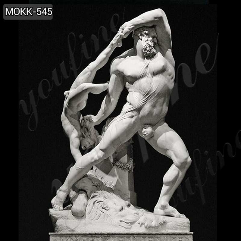 The Old Story of Famous Hero Heracles sculpture - Showcase - 4