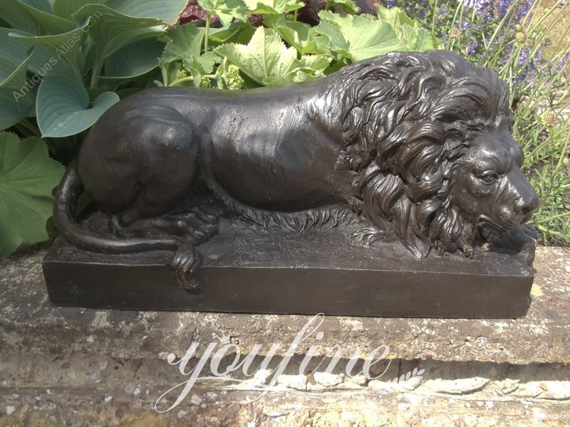 High-Quality Bronze Lion Statue for Front Porch Supplier BOKK-652 - Bronze Animal Sculpture - 40