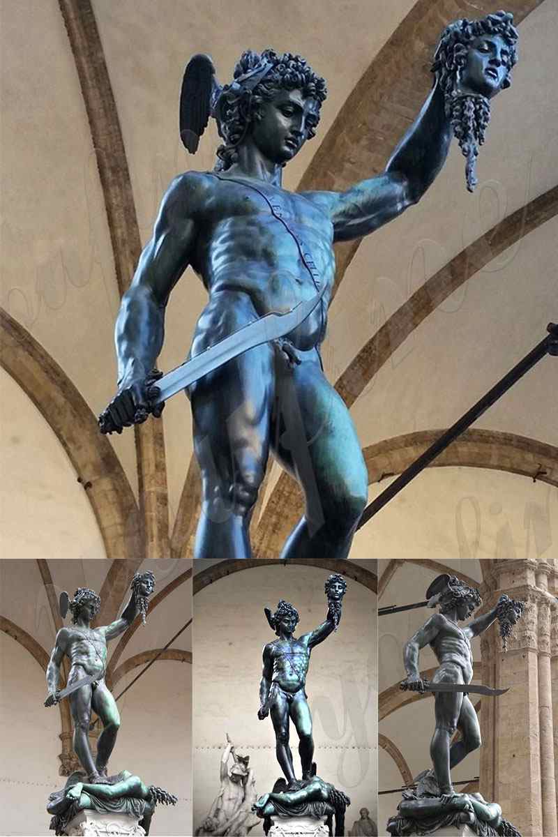 Famous Greek Bronze Perseus and Medusa Statue Replica for Sale BOKK-723 - Bronze Classical Sculpture - 7