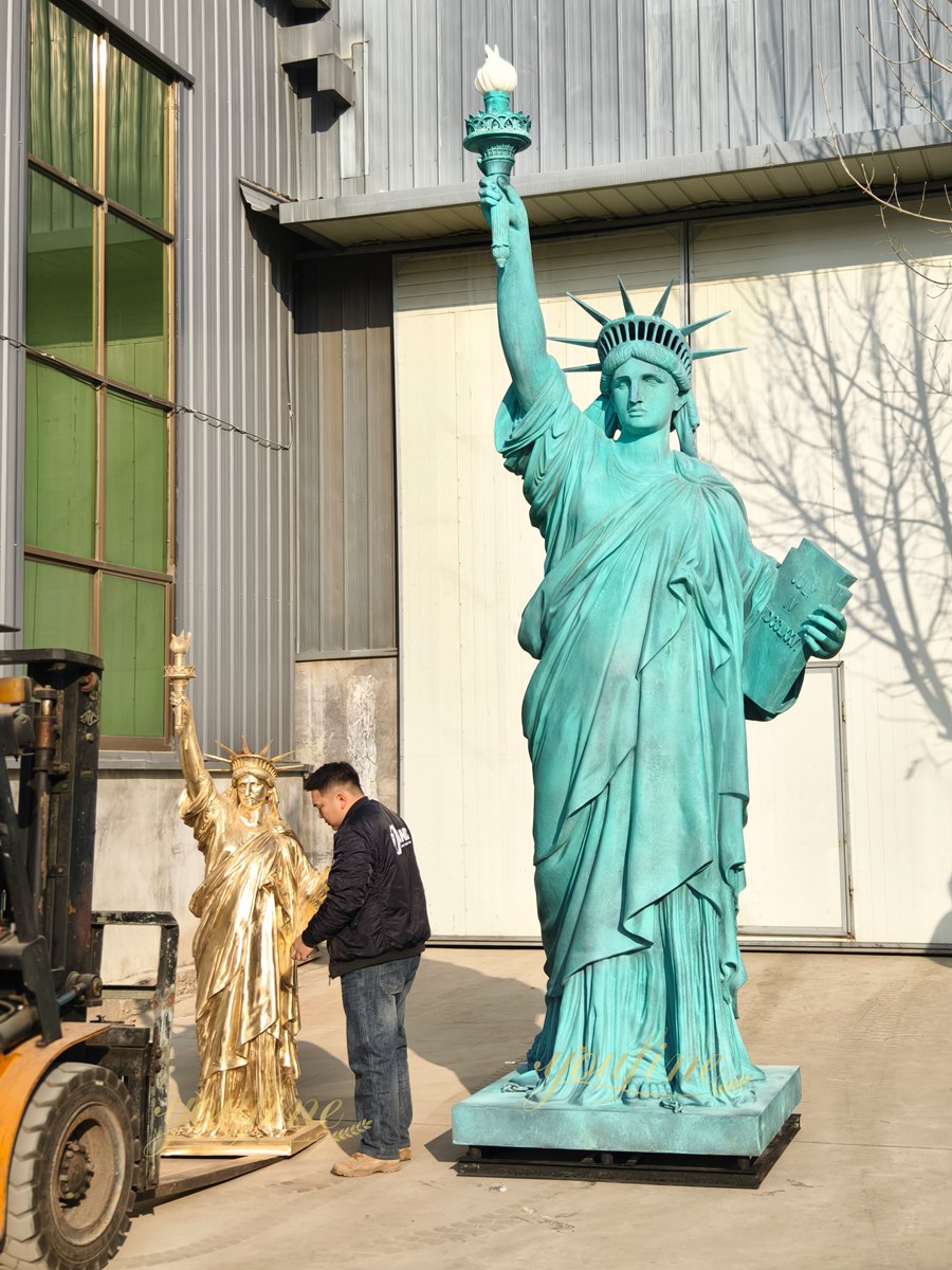 Bronze Statue of Liberty Replica BOKK-471 - Bronze Famous Sculpture - 3