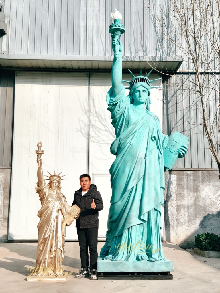 How Long Do Bronze Statues Last? A Foundry Expert's Honest Answer - Blog - 15 large bronze sculpture of Liberty Replica