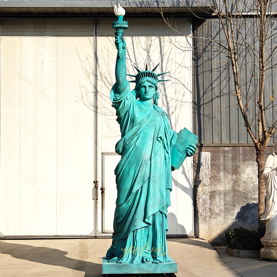large sculpture of Liberty Replica