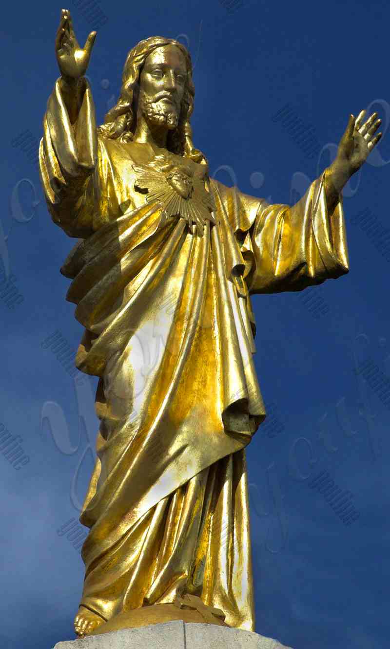 Bronze Sacred Heart of Jesus Statue for Sale