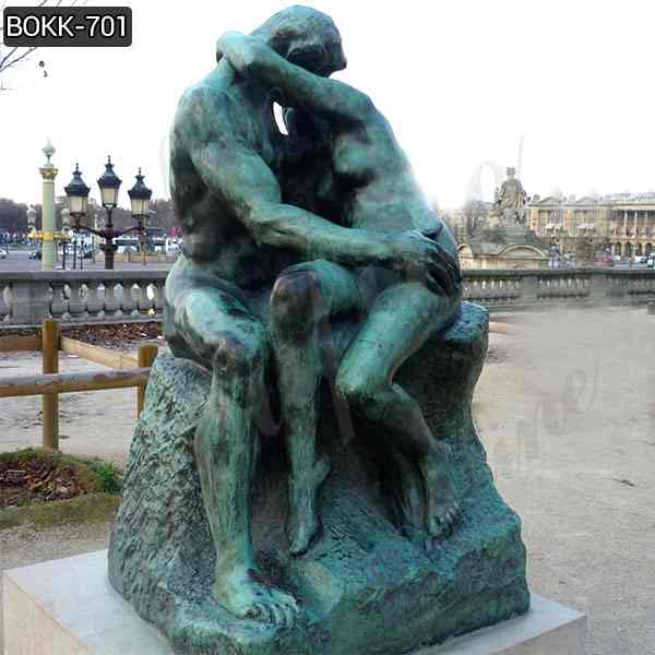 Casting Auguste Rodin’s Bronze the Kiss Statue Replica for Sale