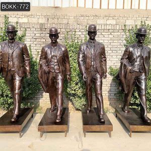 Custom Made Life Size Bronze Wright Brothers Statues for Sale BOKK-772