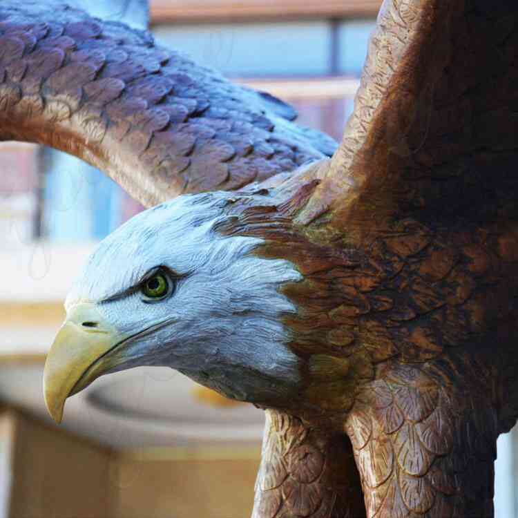 Large Flying Bronze Eagle Statues Wholesale