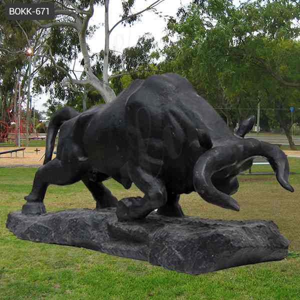 garden large bronze bull statue