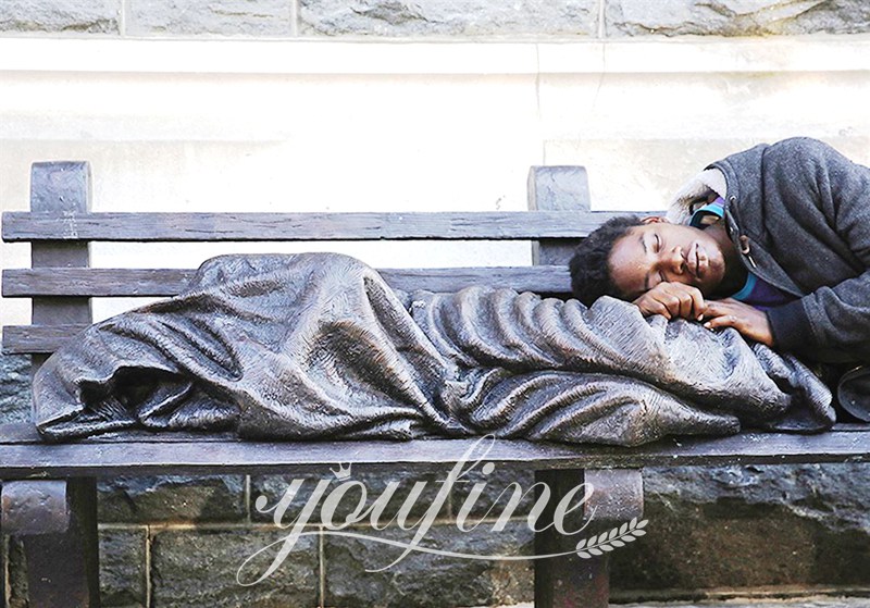 homeless-jesus-washington-homeless-man--YouFine Sculpture