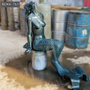 Beautiful Solid Bronze Mermaid Sculpture from Factory Supply BOKK-761