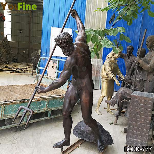 Bronze Life Size Poseidon Statue for Sale