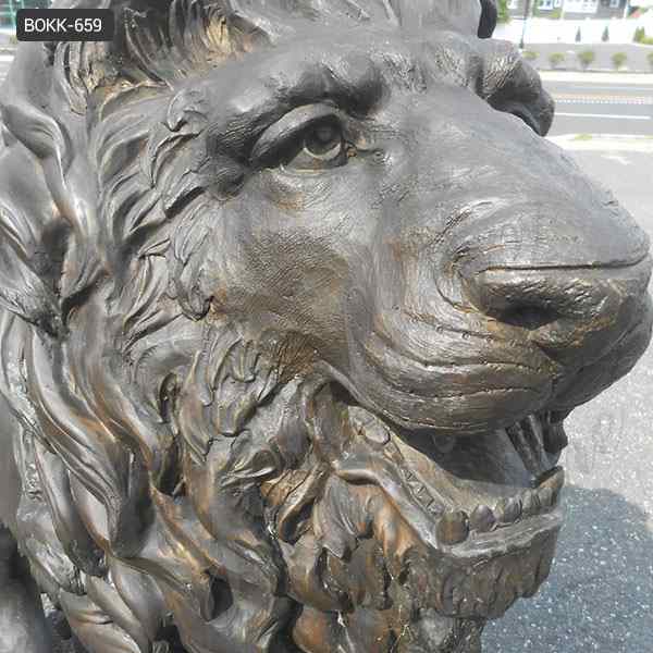 Outdoor Life size bronze Lion Statues