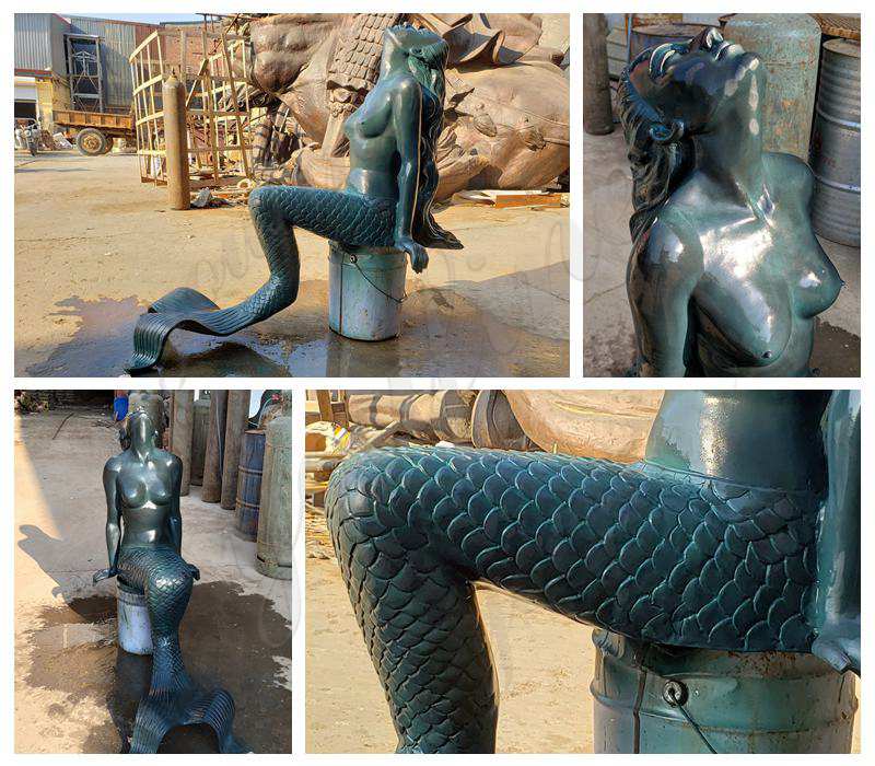 life size mermaid statue