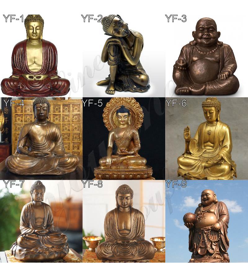 Bronze Shakyamuni Buddha Statue for Sale BOKK-715 - Bronze Buddha sculpture - 4