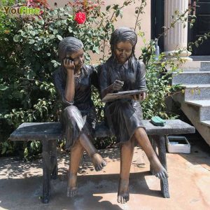 Casting Bronze Sisters Garden Statue Factory Supply BOKK-788