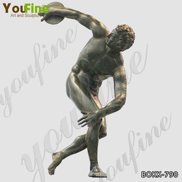 Famous Bronze Discobolus Sculpture