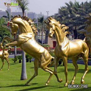 Various Styles Life Size Bronze Horse Statues for Sale BOKK-798