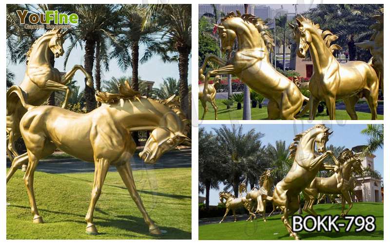 Various Styles Life Size Bronze Horse Statues for Sale BOKK-798 - Bronze Animal Sculpture - 1