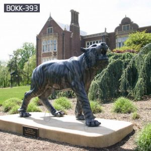 Outdoor Full Size Bronze Tiger Statue for Sale BOKK-393