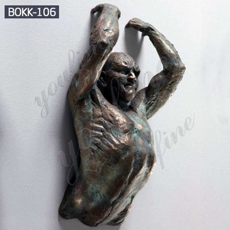 Contemporary Matteo Pugliese Bronze Metal Wall Sculptures for Sale
