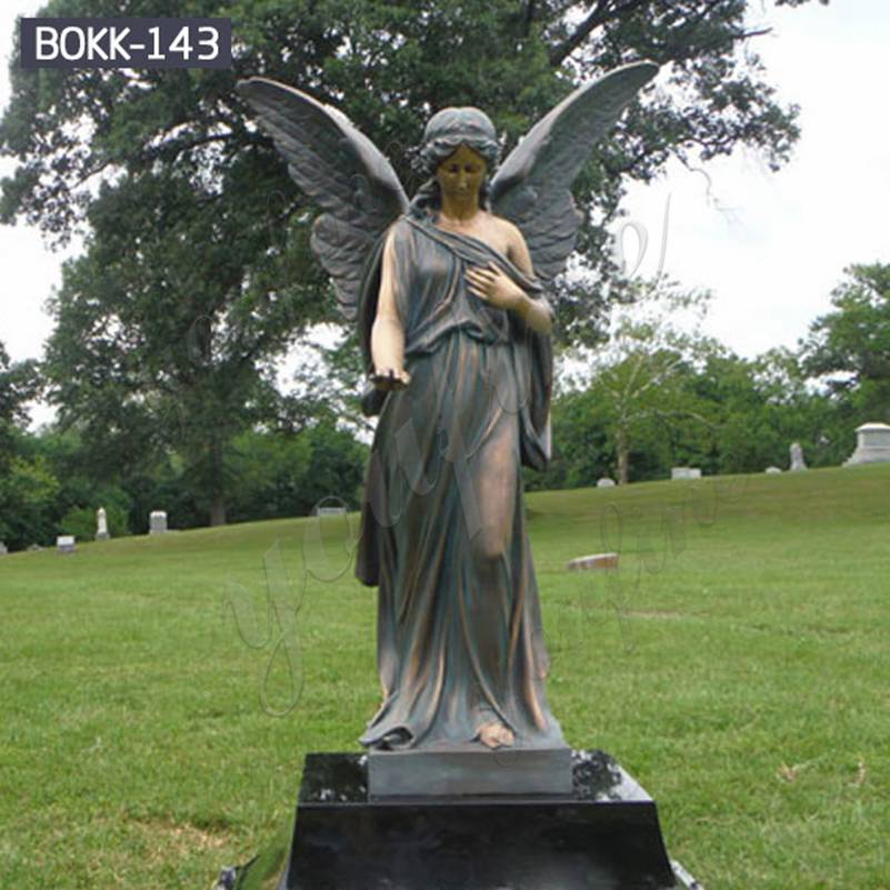 Life Size Bronze Female Angel Statue for Garden Decor Suppliers