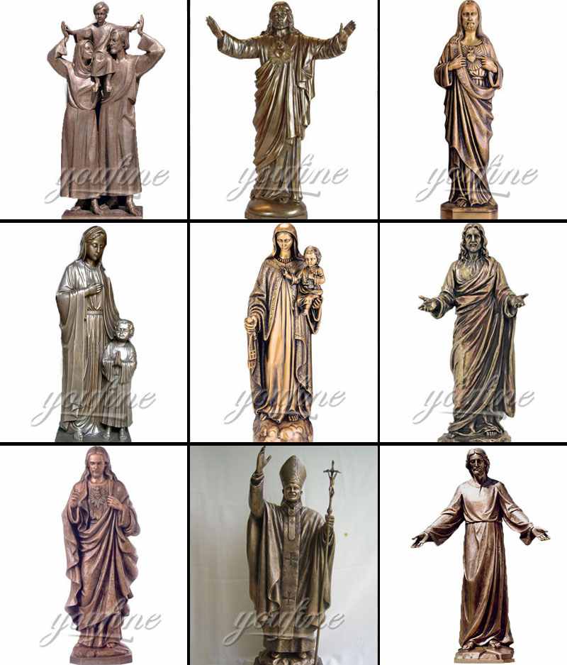 More Designs of Religious Bronze Statues