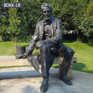 Antique Life Size Bronze Abraham Lincoln Statue Replica for Sale BOKK-18