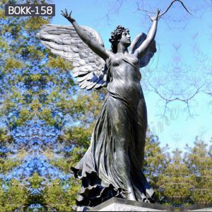 Bronze Life Size Angel Statue for Outdoor Garden Suppliers BOKK-158