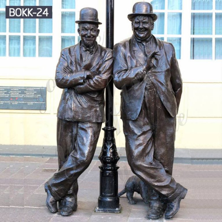Famous Antique Bronze Laurel and Hardy Statue Replica Suppliers