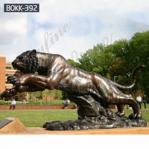 High Quality Large Metal Bronze Tiger Statue for Sale BOKK-392