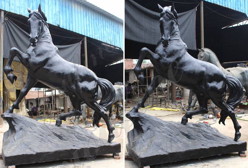 Outdoor Life Size Casting Bronze Horse Sculpture Suppliers BOKK-559 - Bronze Animal Sculpture - 1