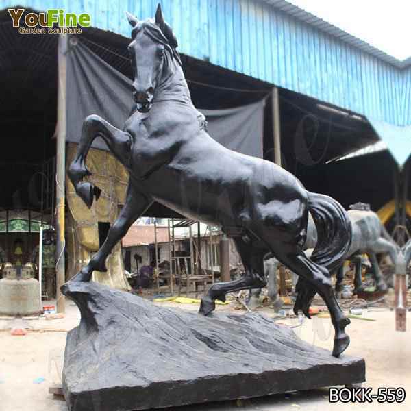 Outdoor Life Size Casting Bronze Horse Sculpture Suppliers