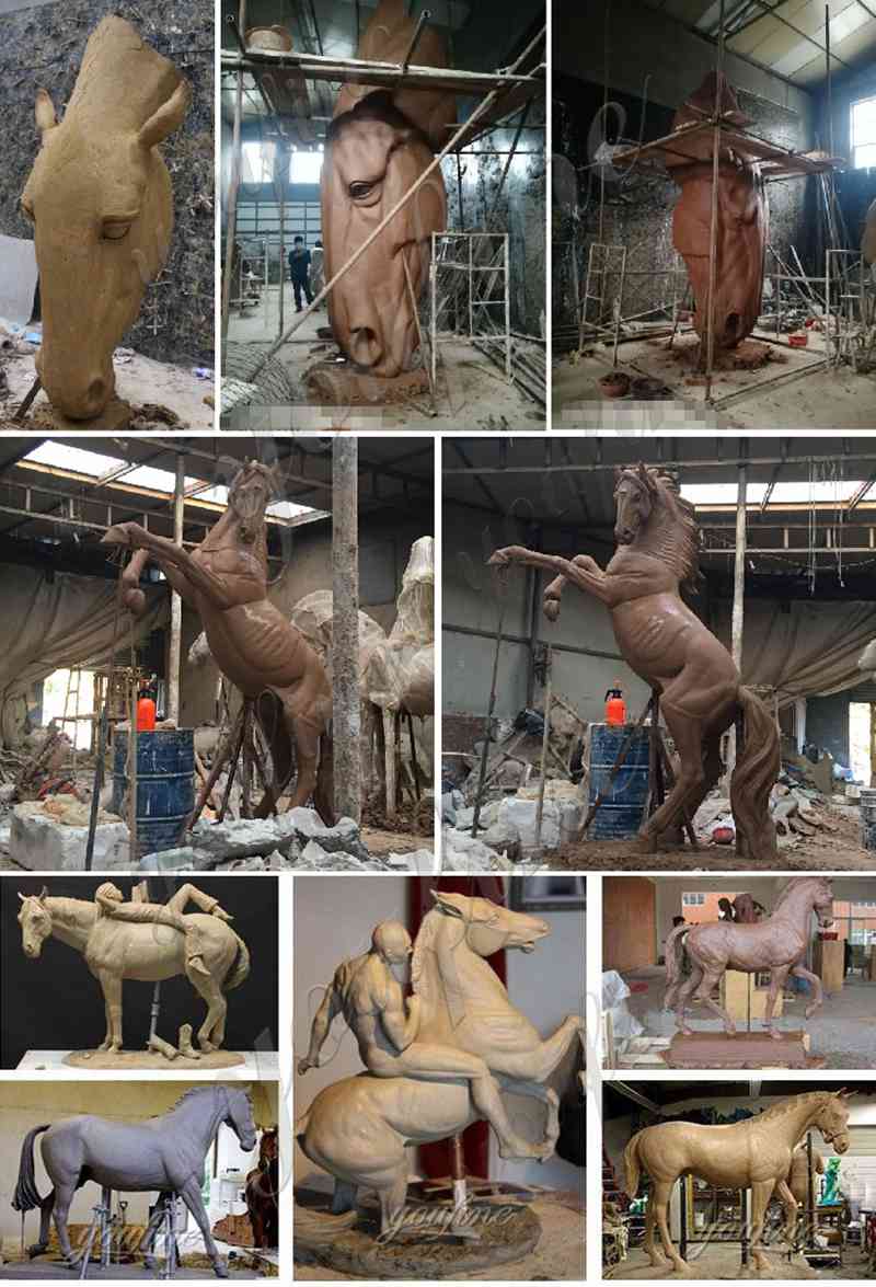 antique bronze horse statues for sale