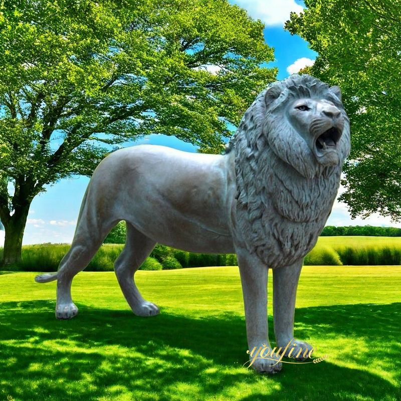 large lion statues for yard