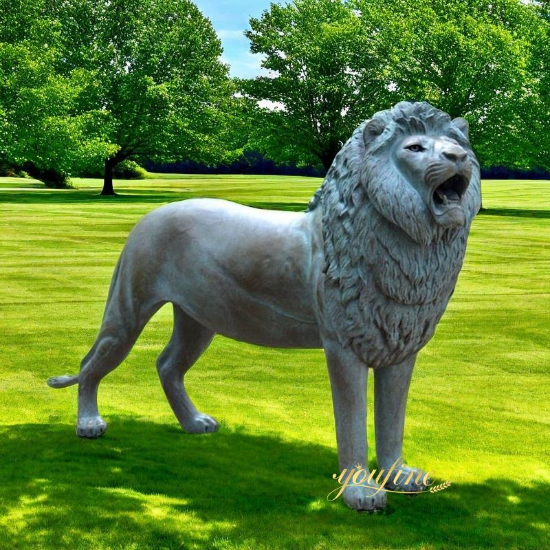 lion statues for yard