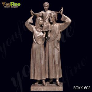 Catholic Cast Bronze Holy Family Outdoor Statue for Sale BOKK-602