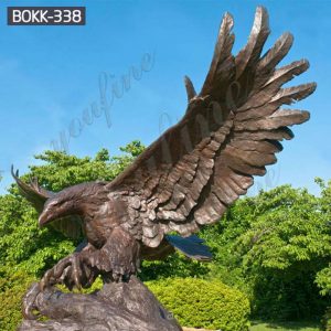 Cheap Price Antique Outdoor Large Bronze Eagle Statue Wholesale BOKK-338