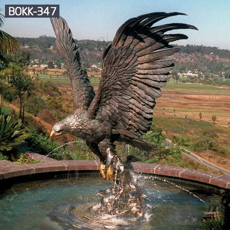 Factory Supply Antique Outdoor Bronze Eagle Statues for Sale