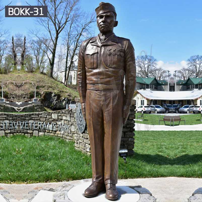 Factory Supply Life Size Bronze Military Memorial Statue BOKK-31 - Bronze Military Statues - 1