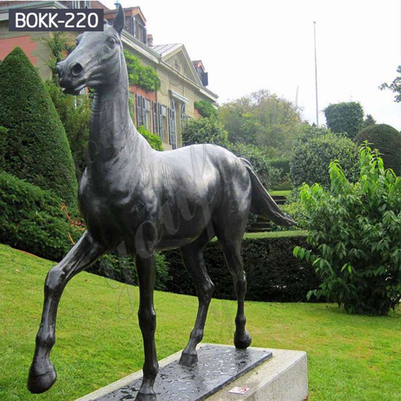 Life-Size-Bronze-Horse-Statue-for-Sale-BOKK-220