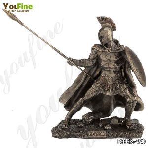 Life Size Customized Trojan Warrior Bronze Statue for Sale BOKK-480