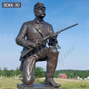 Monument Military Gettysburg Soldier Bronze Statue for Sale BOKK-30