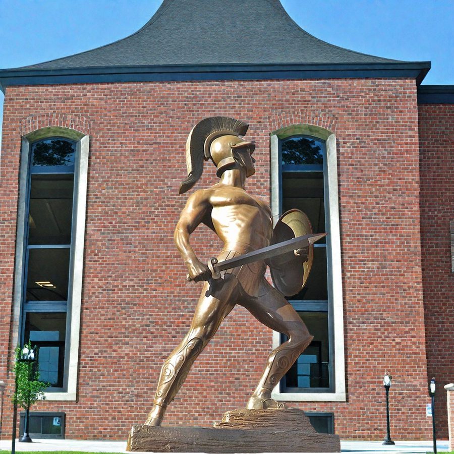 bronze lifesize trojan