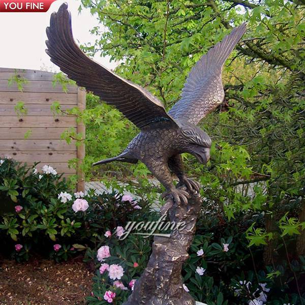 Cheap Price Antique Outdoor Large Bronze Eagle Statue Wholesale BOKK-338 - Bronze Eagle Sculpture - 3