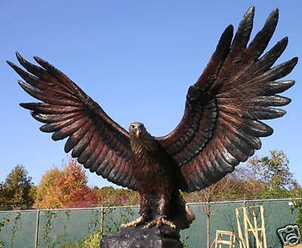 Cheap Price Antique Outdoor Large Bronze Eagle Statue Wholesale BOKK-338 - Bronze Eagle Sculpture - 4