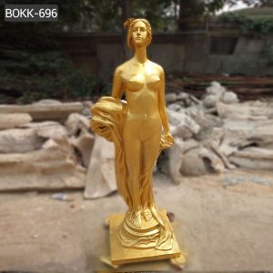 Life Size Bronze Nude Woman Statue Outdoor Decor for Sale BOKK-696