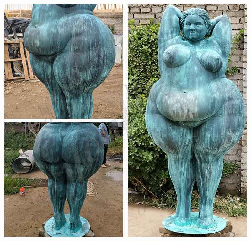 Custom Made Large Bronze Fat Woman Statue Suppliers BOKK-758 - Bronze Figure Sculpture - 1